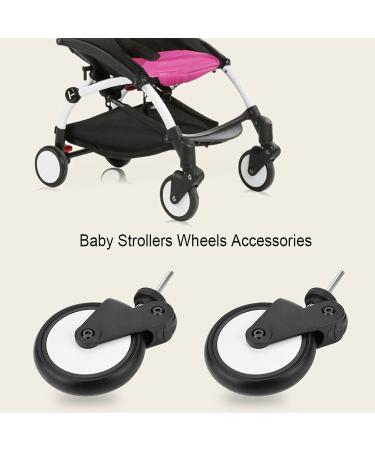 Shanrya Durable Stroller Wheel Accessories - Front Wheels for Yoya Yoyo Kiddopotamus & Chbaby (One Pair) - International Shipping - Buy Online on GoSupps.com