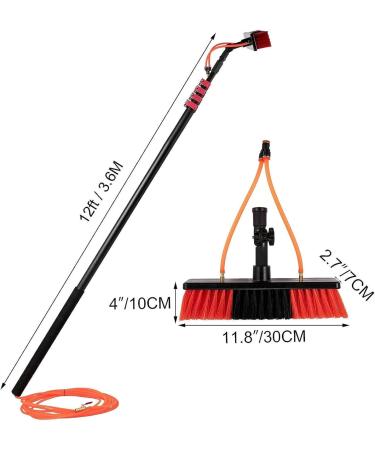 Window Cleaning Pole/Water Fed Telescopic Brush/Window Cleaning Pole Water Fed Telescopic Brush Extendable Cleaner Conservatory Roof (Color : 10.8m/36ft) (10.8m/36ft) - Buy Online on GoSupps.com