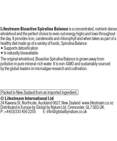 Lifestream Spirulina Powder 100g - Buy Online on GoSupps.com