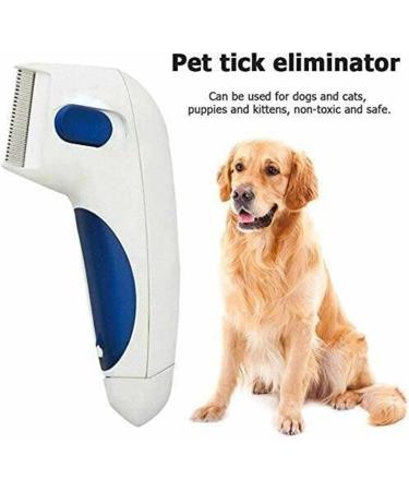 kiesling Cat Dog Flea Comb Electronic Flea Comb Lice Remover Pet Grooming Comb Brush for Dogs Cats Effective Remove Flea - Buy Online on GoSupps.com