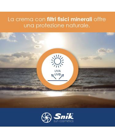 Snik Snik SUN CREAM Sport Sun Cream for Mountains Skiing Winter and Summer Sports | Protects from Sun Wind and Cold | SPF 15 Medium Protection UVA + UVB | Organic Aloe Vera | Tube 50 - Buy Online on GoSupps.com