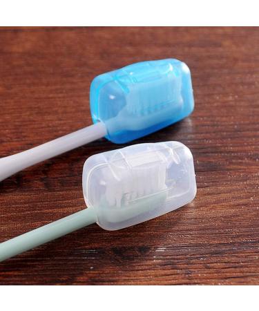 UKD Pulabo 5Pcs Travel Toothbrush Head Covers - Compact & Reusable Plastic Cases in Random Colors for Easy Travel - Buy Online on GoSupps.com