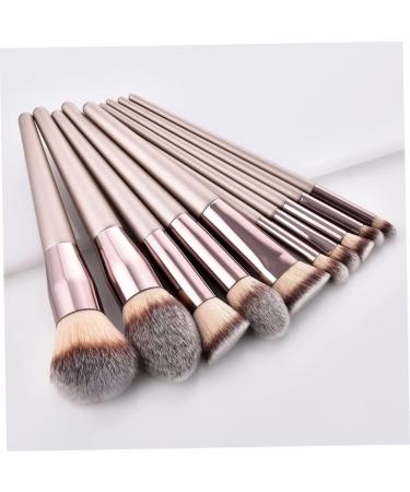 Buy 10 Champagne Gold Makeup Brushes - Premium Makeup Tools for Flawless Application - Buy Online on GoSupps.com