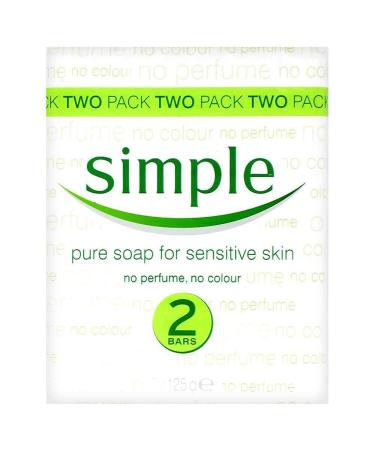 Simple 2-pack Pure Soap For Sensitive Skin for Women