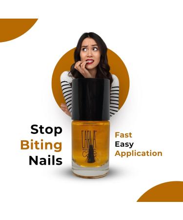 Carla Professional Care Nail Anti Bite Varnish - Stop Biting Your Nails - Discourages Nail Biting and Thumb Sucking For Children and Adults - Fast and Easy application - Water Resistant - 10ml - Buy Online on GoSupps.com