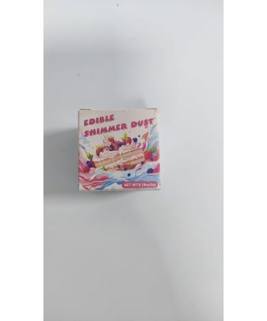 WWTop Silver Edible Glitter 5G | Food & Drink Glitter Dust for Cakes Cupcakes Chocolate & Strawberries - Buy Online on GoSupps.com