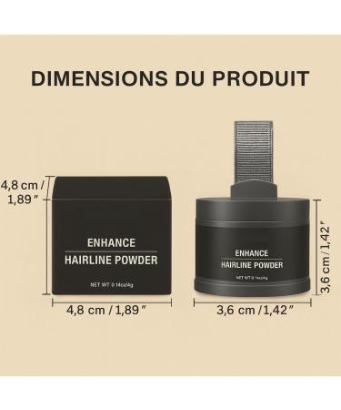 Poudre Ombre Cheveux Racine Correcteur Ligne Front Contour Sourcils Maquillage (Brun Fonc /Dark Brown) Brun Fonc / Dark Brown - Buy Online on GoSupps.com