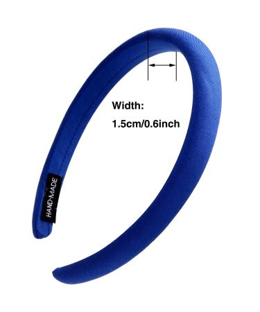 LONEEDY 8 Pack Wide Cotton Non-slip Padded Headbands for Girls and Women - Mixed Colors - Buy Online on GoSupps.com