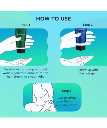 Naturix Arata Styling Hair Cream (50 ML) & Styling Hair Gel (50 ML) | Enhances Curl Pattern | Thick Moisturising Formulas | Controls Frizz in Straight Hair | Adds Strong Hold in Short Hair - Buy Online on GoSupps.com