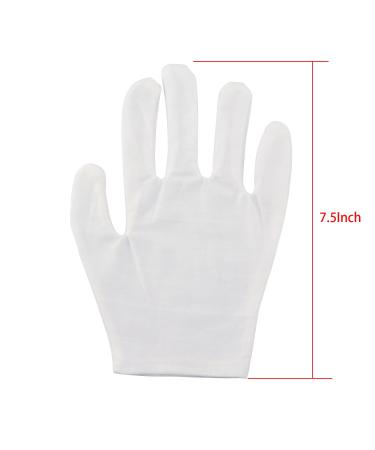 6 Pairs White Moisturizing Hand Spa Gloves for Soft & Hydrated Skin - Buy Online on GoSupps.com