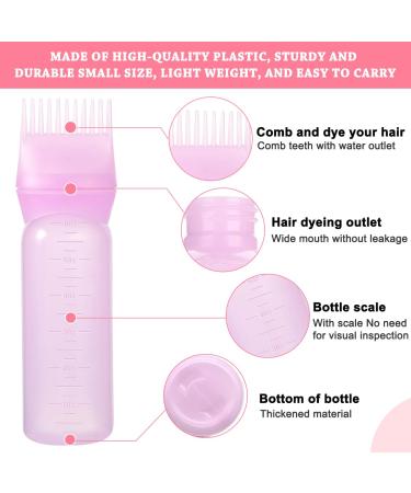 Premium Hair Oil Applicator Set - 3 Bottles & Scalp Massage Brushes for Salon & Home Use - Buy Online on GoSupps.com