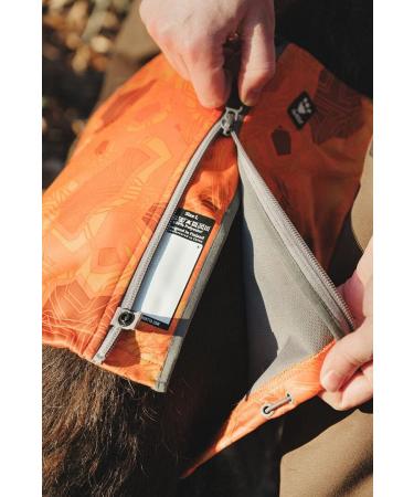 Hurtta Ranger Vest | Safety Vest for Dogs | Orange Camouflage Hunting Jacket for Outdoor Activities | MM Size Available - Buy Online on GoSupps.com