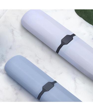 Ultra Lightweight Portable Toothbrush & Toothpaste Storage Box | Durable Polypropylene | Multi-Functional & Transparent Black Design - Buy Online on GoSupps.com