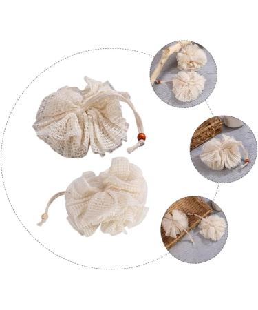 Buy FOMIYES 2 Pcs Foaming Net Loofah Sponge - Men's Bath Shower Scrubber & Body Wash Ball | International Shipping - Buy Online on GoSupps.com