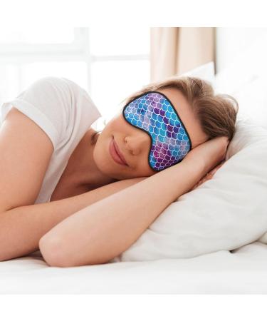 SSIMOO Mermaid Fish Scale Sleep Mask | Adjustable Breathable & Fashionable Eye Mask for Comfortable Sleep | International Shipping Available - Buy Online on GoSupps.com