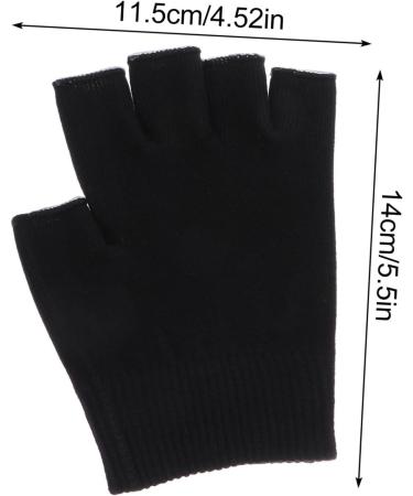 FRCOLOR 2 Pairs of Half Finger Moisture Gloves Thermal Gloves Moisturising Gloves with Fingers Moisturising Gloves Women's Gloves Touchscreen Gloves Cosmetics - Buy Online on GoSupps.com