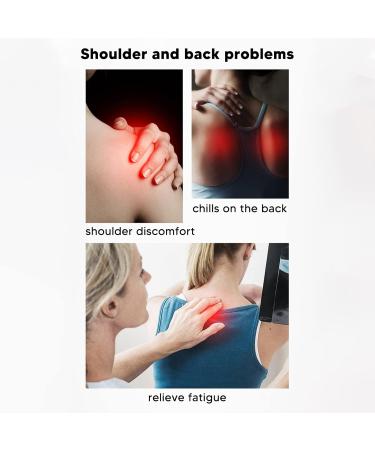 BUACHOIS Heated Shoulder-Neck Pillow | Electric Heating Mat | 58x42 cm | Soft Weighted | 6-Stage Temperature Settings | International Shipping - Buy Online on GoSupps.com