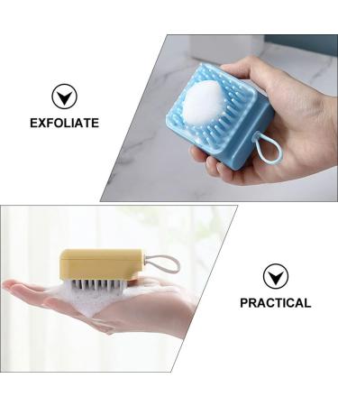 Frcolor 4-Piece Silicone Shampoo Brush Set | Gentle Scalp Massager & Hair Washer | No Hair Damage | Ideal for Bathing & Eyelash Care - Buy Online on GoSupps.com