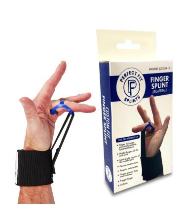 Finger Splint for Broken Finger Fracture Splint Finger Straightener Trigger Finger Splint Mallet Finger (Finger)