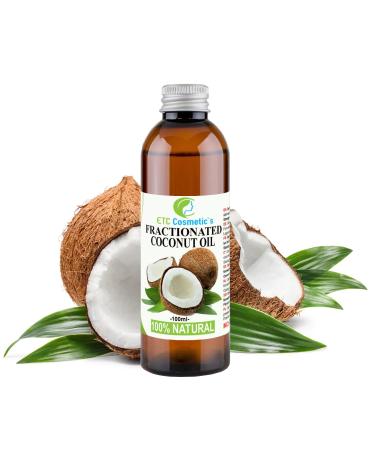 Organic Fractionated Coconut Oil - 100ml - Pure 100% Natural - Buy Online on GoSupps.com