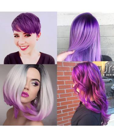 Temporary Violet Hair Color Wax - Natural Styling Pomade for Men & Women | Perfect for Parties Cosplay & Halloween - 4.23 oz - Buy Online on GoSupps.com