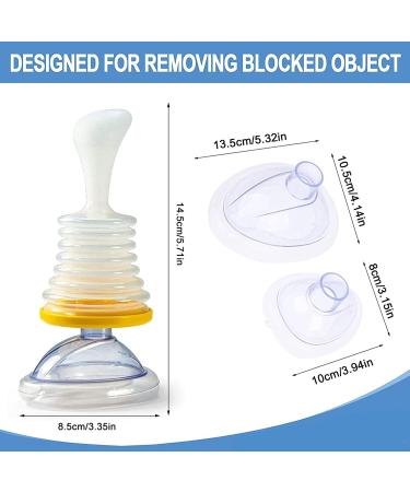 Portable Choking Rescue Device - First Aid Kit for Kids and Adults - Yellow - Buy Online on GoSupps.com