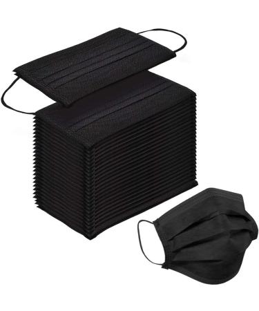 Jumbl Disposable Face Masks | Pack of 100 | Black - Buy Online on GoSupps.com