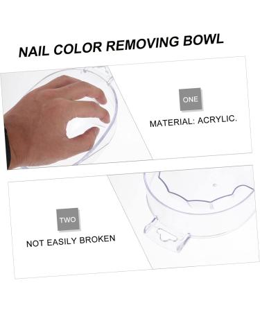 Ipetboom Hand Soaking Bowl Doll Cake Pan Salon Soaker Dish Women Nail Polish Para U as Nail Polish Removal Bowl Nail Tips Soak Bowl Dip Kit Acrylic Water Bowl White Miss Manicure - Buy Online on GoSupps.com