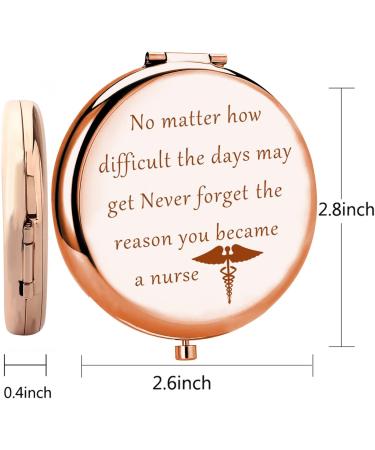 Shop Inspiring Nurse Gifts | Compact Mirrors for Nurses & Nursing Students | Perfect Graduation Gifts - Buy Online on GoSupps.com