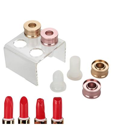 DIY LIPPENTIFT TOOL-lipstick shape silicone homemade DIY lipstick-shape-shape-lipstick Tool construction (2 types) (size: 02 Four Holes Set) 1 piece (1 Pack)