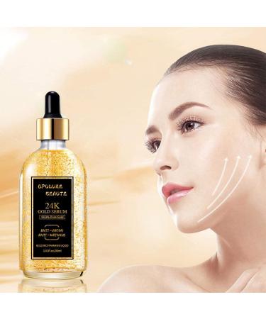 24K Gold Serum - Anti-Aging & Anti-Wrinkle Elixir for Timeless Beauty | International Shipping Available - Buy Online on GoSupps.com