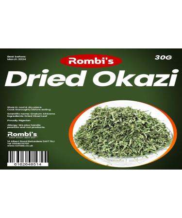 Okazi dried rhombi Afang 30g - Buy Online on GoSupps.com