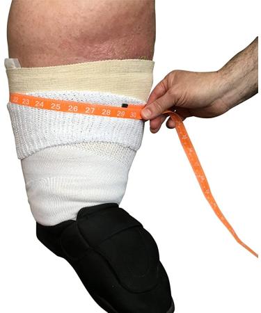 Bariatric Lymphedema Calf Sock - 30 Inch Stretch - Black - Buy Online on GoSupps.com