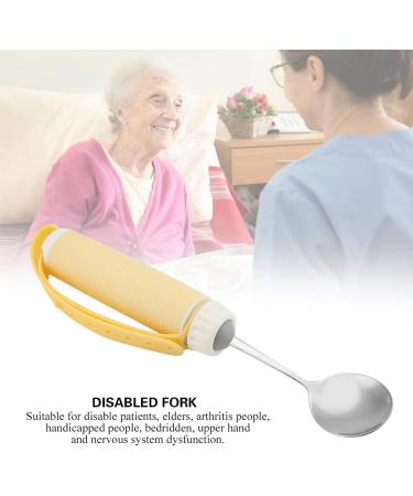 Disabled Fork Tablewares Eating Anti Spill Food Aid Utensil Anti Fall Cooking Tableware Tableware Utensil Home Cooking Utensil Anti Falling for Flatware Chests (Spoon) - Buy Online on GoSupps.com