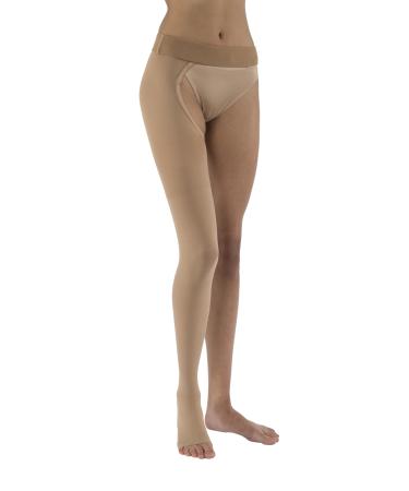 Relief 20-30 mmHg Single Leg Open Toe Chap