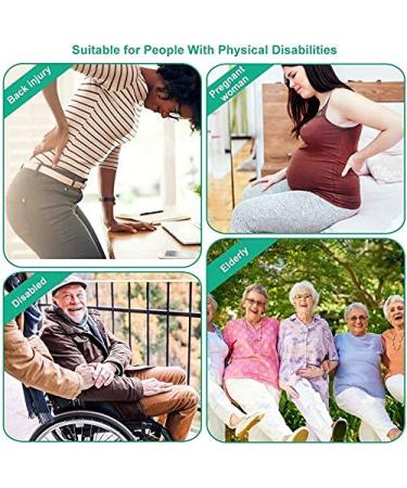 Long Handle Tissue Grip - Comfort Self Wipe Aid for Arm & Back Strength Issues | International Shipping Available - Buy Online on GoSupps.com