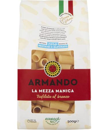 Italian Gourmet E.R. 10x Il Grano Di Armando La mezza manica Italian Wheat Bronze Design 100% Italian Pasta 500g