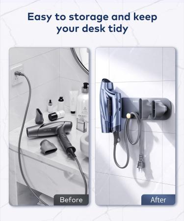 Buy Llano Hair Dryer Holder - Compatible Attachment for Llano Foldable Blow Dryer Stand | International Shipping Available - Buy Online on GoSupps.com