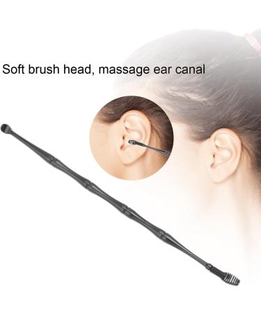 Gerbie Ear Cleaner Set - Spring Tool & Ear Pick for Effective Earwax Removal (Black) | International Shipping Available - Buy Online on GoSupps.com