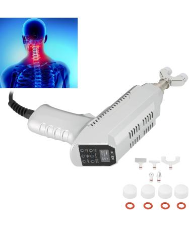 Chiropractic Massage Device with 6 Massage Heads - Silver | Improve Comfort & Healing | International Shipping Available - Buy Online on GoSupps.com