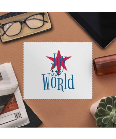 Buy 2 x Joy to the World Microfiber Cleaning Cloths for Glasses - International Shipping Available - Buy Online on GoSupps.com