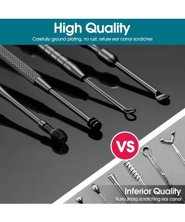 17 Pcs Stainless Steel Ear Wax Removal Tool Set with Cleaning Brush and Storage Box | Ear Cleaner Kit for Earwax Removal - Buy Online on GoSupps.com
