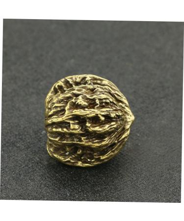 Beaupretty Copper Walnut Massage Balls for Feet - Sports Accessories & Home Decor - 3.5cm Golden Foot Ornaments - Buy Online on GoSupps.com