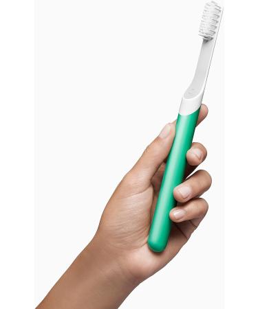 Quip Green Plastic Electric Toothbrush - Eco-Friendly Dental Care - Buy Online on GoSupps.com