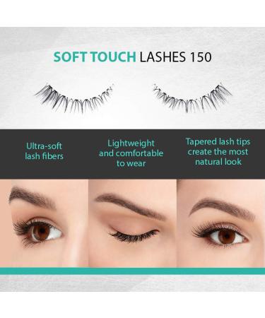 Ardell Soft Touch 150 Black False Eyelashes - 4 Pack | Shop Now - Buy Online on GoSupps.com
