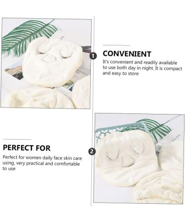 Serviette Visage Corail paisse Taille Unique Serviette Froide et Chaude pour Femmes Protection Front-Menton Usage Quotidien Bande lastique Fixe Trois Trous - Buy Online on GoSupps.com