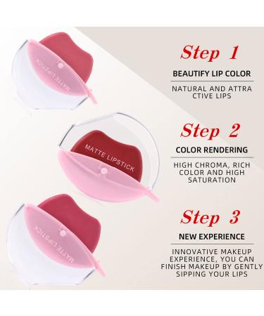 Kaynest 4 Colors Matte Lipstick Set - Long Lasting, High Pigmented, Waterproof Lip Gloss - Lazy Lip Makeup (Set-D) - Buy Online on GoSupps.com