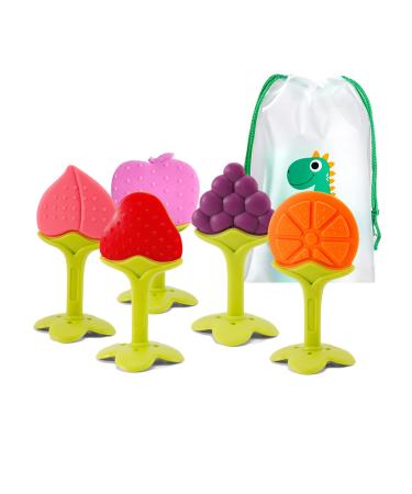 Chew Toys for Kids Boys Girls ADHD Autism Biting Safety Food Grade Silicone 5 Pack