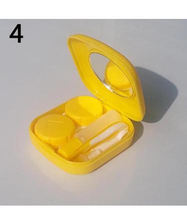 Buy Libcflcc Cute Mini Contact Lens Case Travel Kit - Easy Carry Holder with Mirror - Blue | International Shipping Available - Buy Online on GoSupps.com